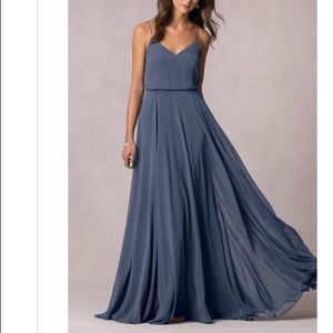 Jenny Yoo Inesse Evening Blue Dress